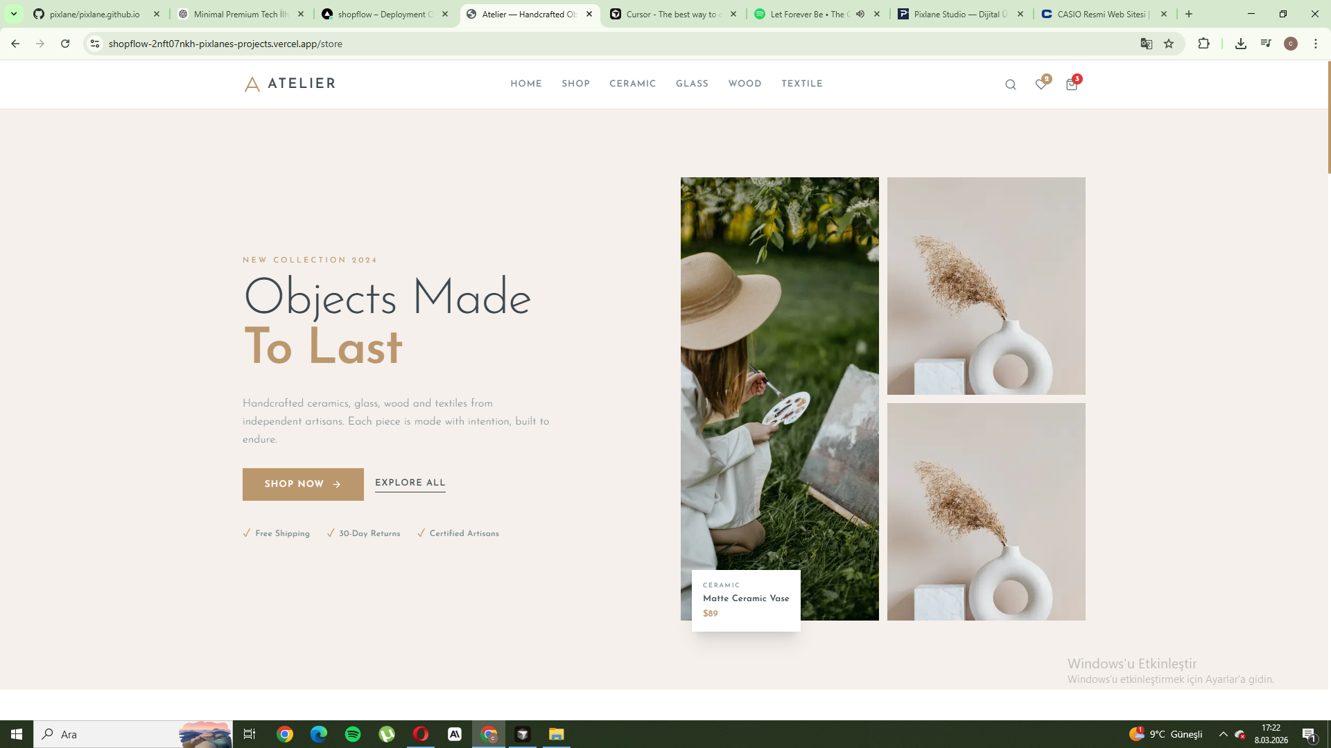 Atelier — Handcrafted Objects